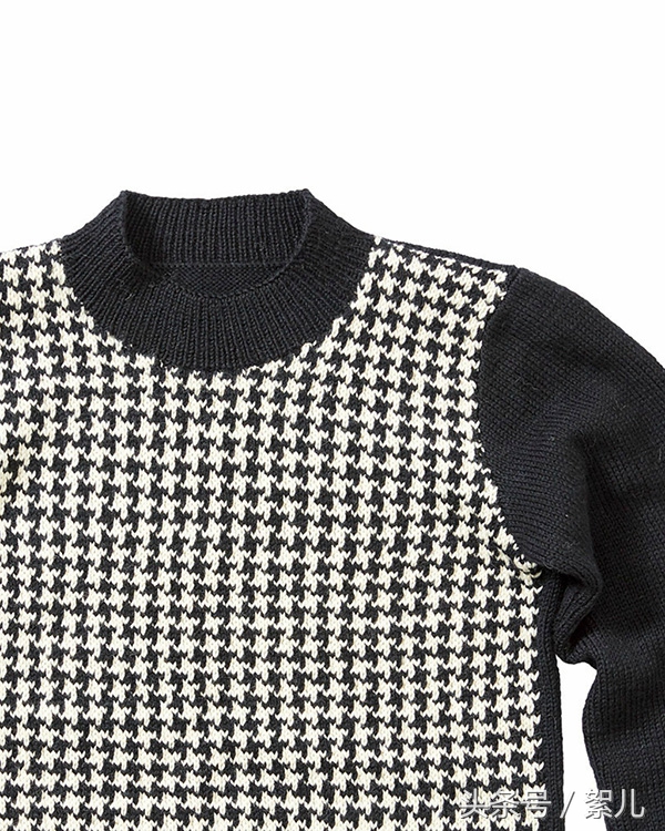 热门法式复古千鸟格毛衣,永远经典的毛衣
