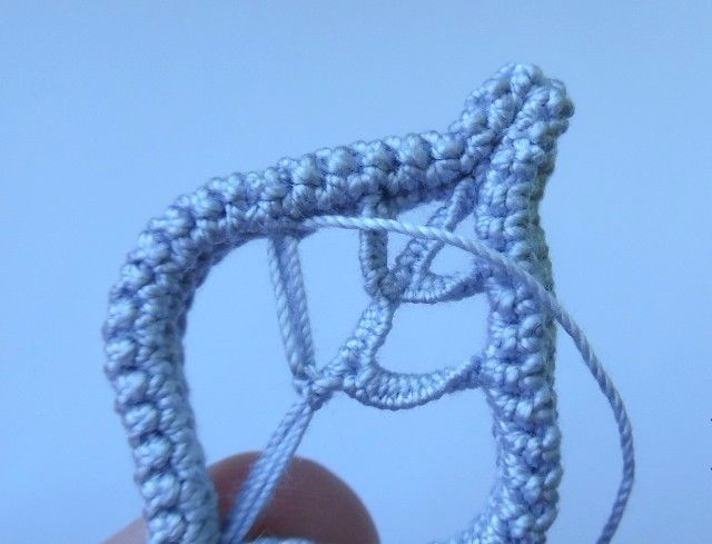 爱尔兰蕾丝钩编项链系列教程之大叶