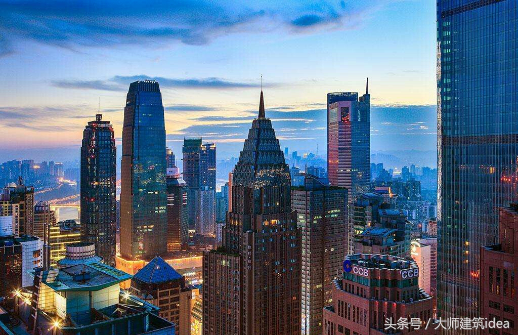 重庆地标性建筑朝天门,重庆朝天门景观楼