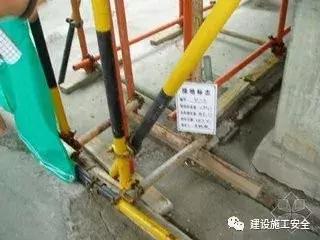 钢管脚手架防雷接地做法图片,脚手架防雷接地电阻测试记录表