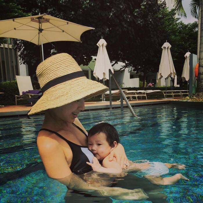 萌爆表徐若瑄v隋棠亲子穿搭好犯规(偷学)