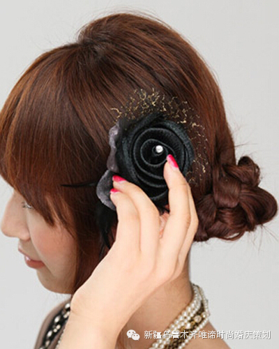 简单气质伴娘发型高丸子头,伴娘发型简单漂亮大气方脸齐刘海