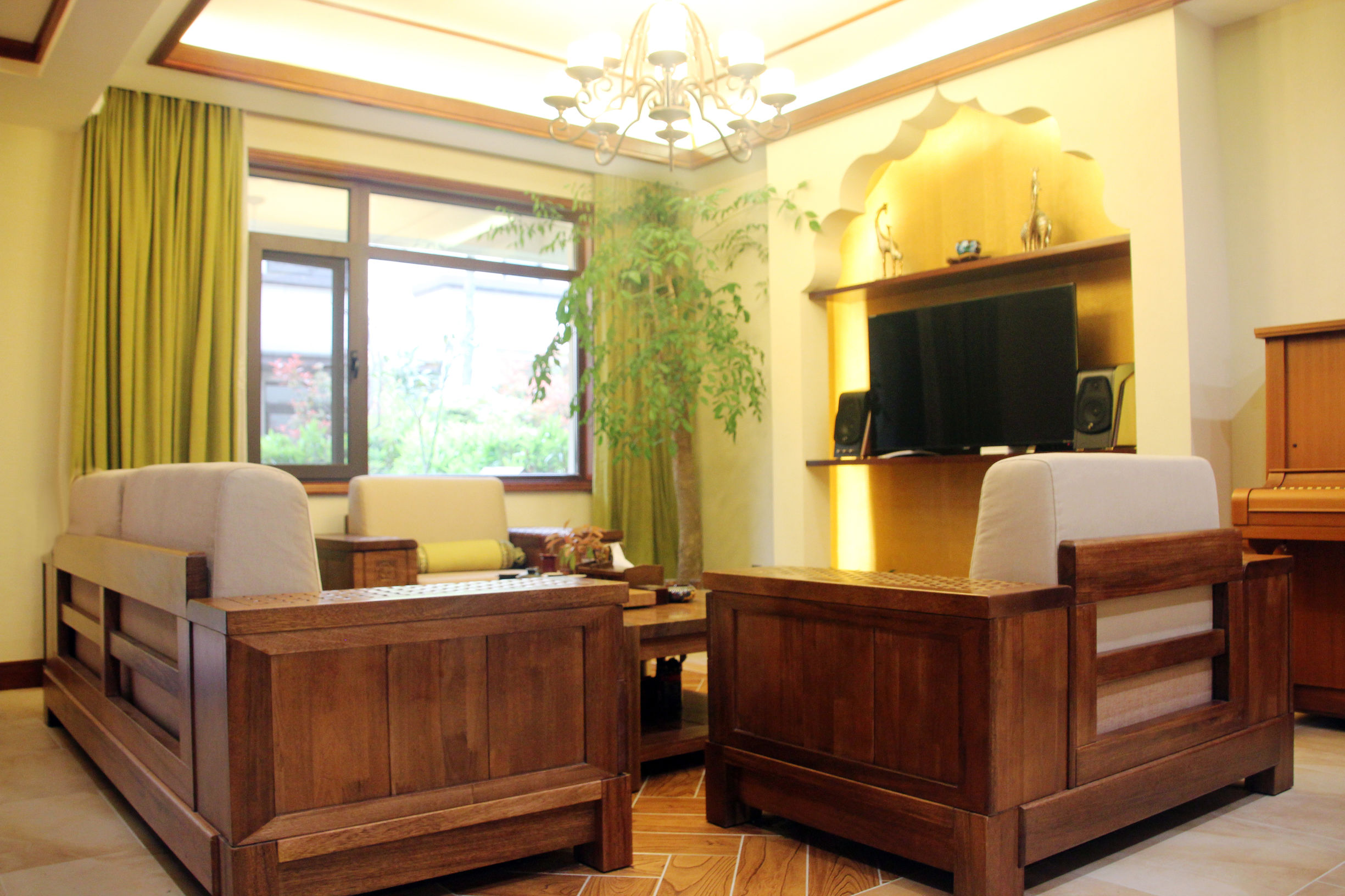 组图:这样装修美哭了!协信阿卡迪亚东南亚风全案实景案例