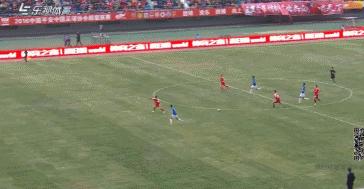 直播中超建业与延边比赛,双外援破门老牌劲旅迎开门红