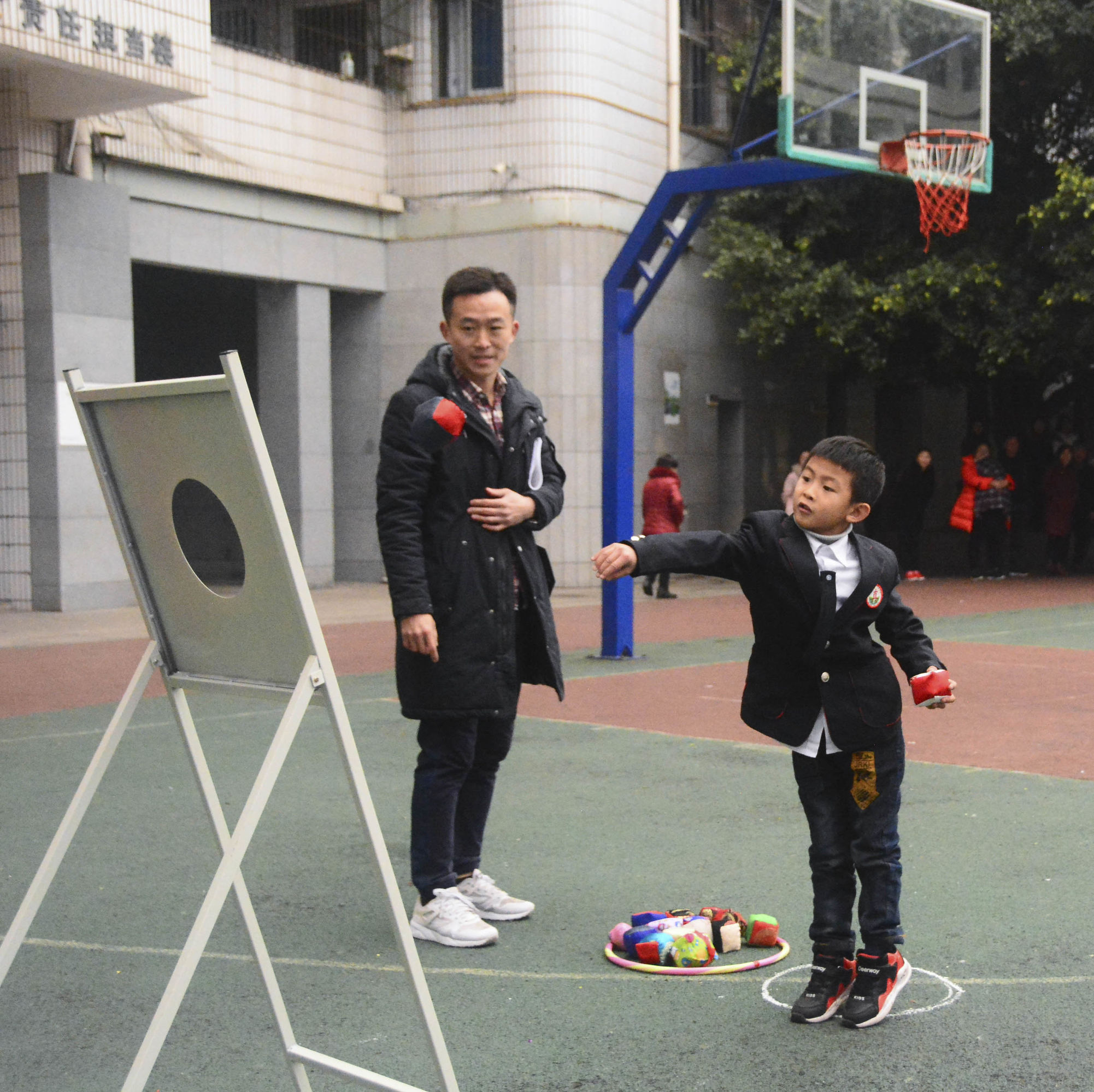 冬季亲子运动会游戏大班,巴州三中运动会