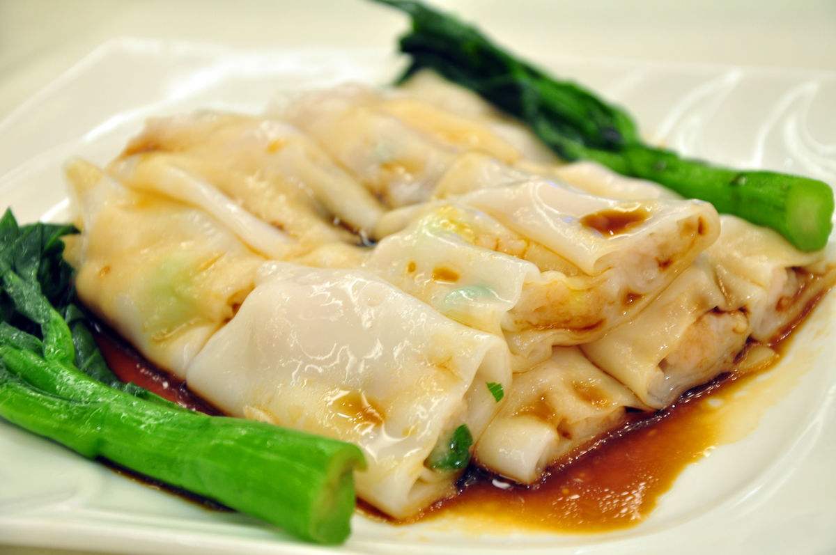 如何在家自制爽滑细嫩的肠粉,2分钟学会做肠粉技术