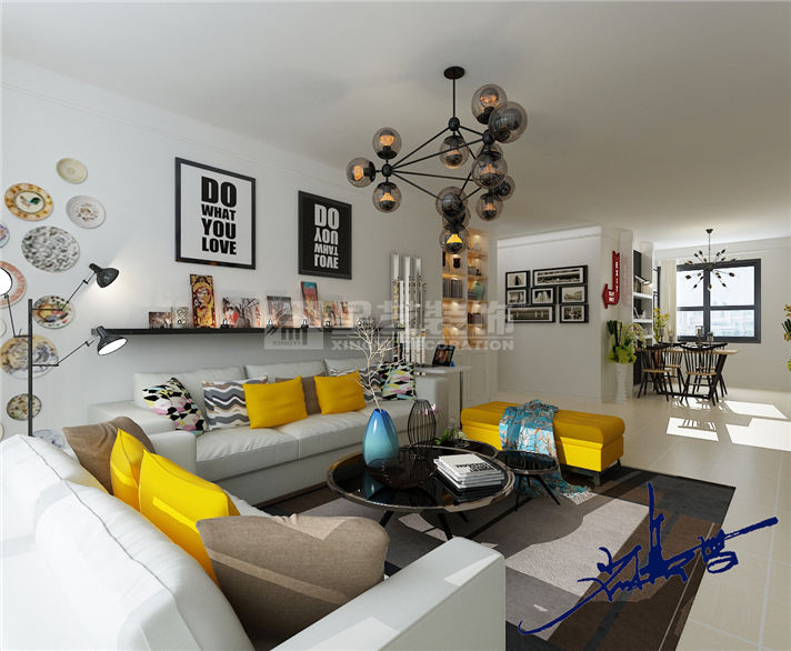 海悦铭筑赣榆装修效果图,秦皇岛铂悦山三室两厅装修效果图