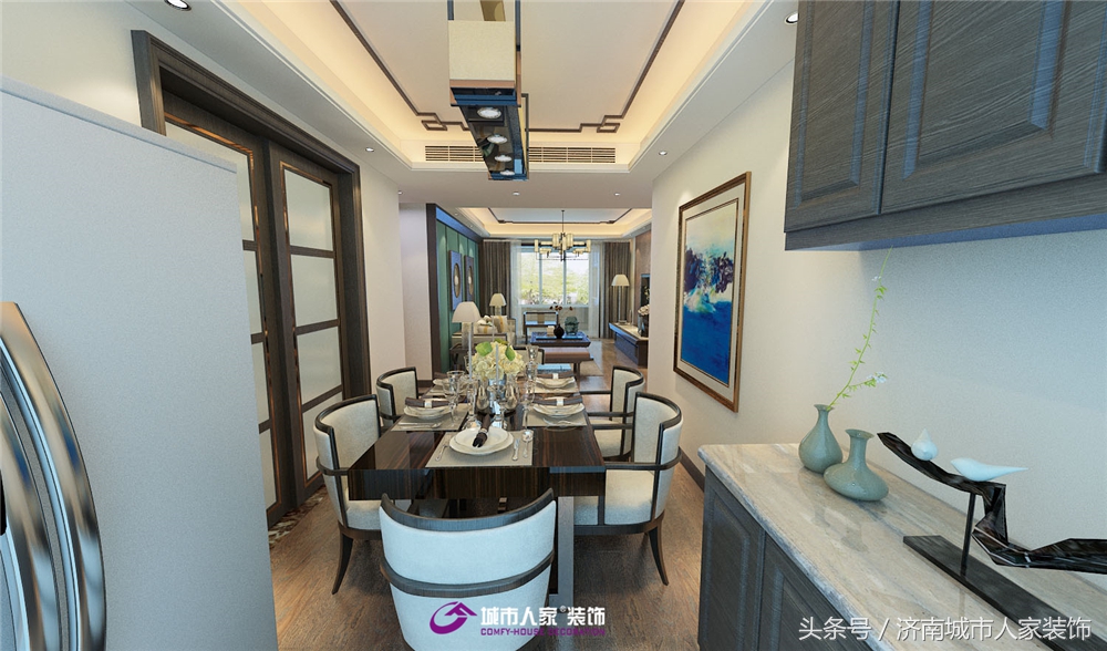 绿地香榭里两室风格装修效果图,济南槐荫区绿地香榭丽公馆东区