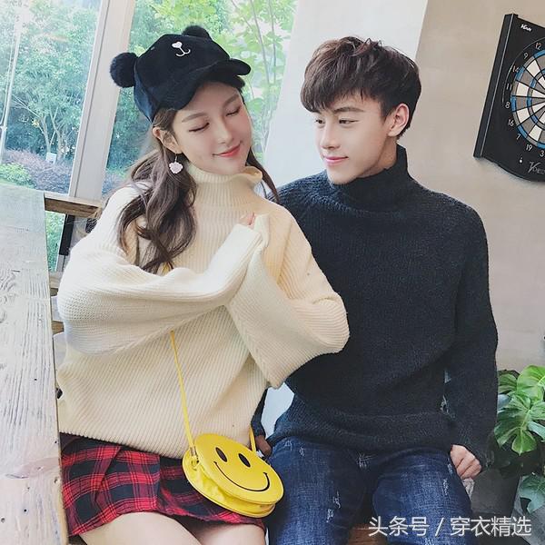 情侣穿搭冬季外套潮流,高档情侣装外套百搭