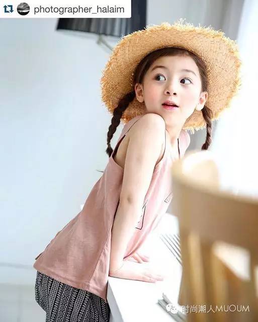 韩国小麻豆ellie春夏甜美童装搭配