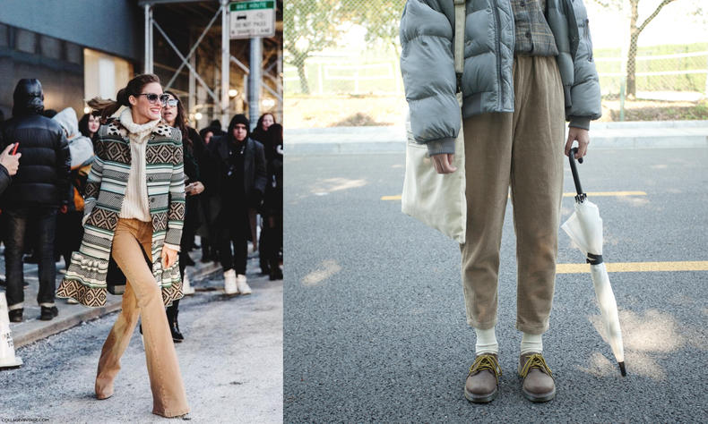 不再嫌弃,现在的灯芯绒