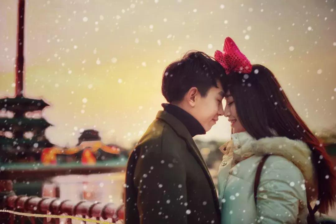 晒南昌雪景照得免费同道大叔玩偶啦！