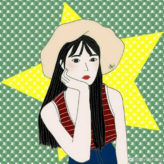 q版婚礼logo头像设计,插画头像手绘婚礼