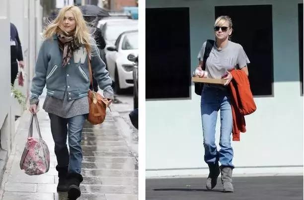 周冬雨雪地靴怎么搭配裤子,谁说雪地靴不好搭配