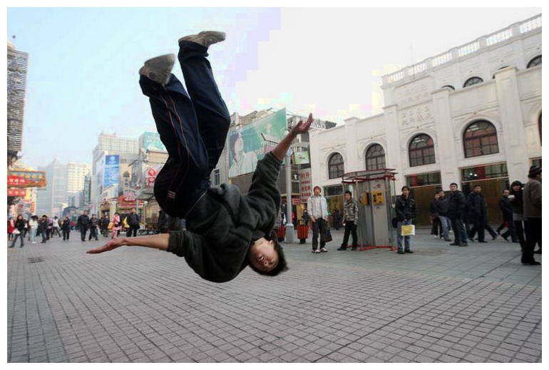 各种街头跑酷,街头跑酷惊呆路人搞笑