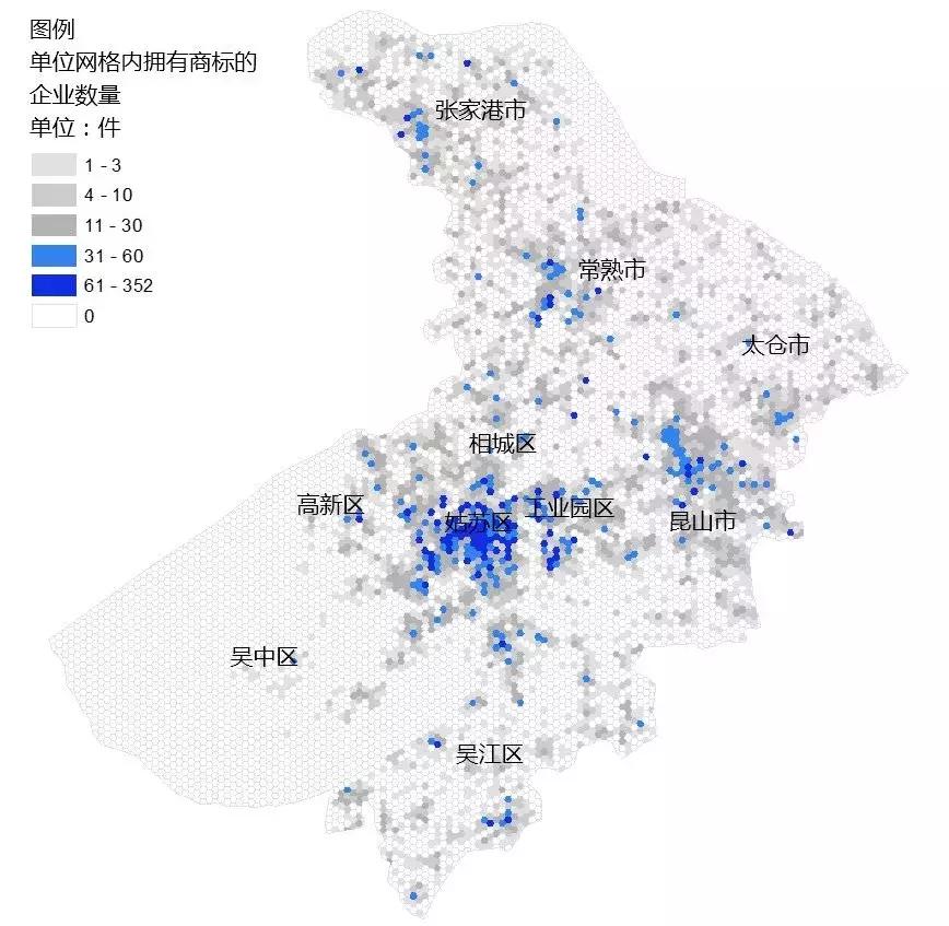 空间网格视角下的苏州市企业知识产权集聚研究｜信用观察
