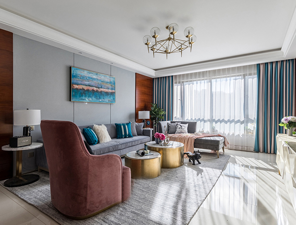 雅颂居163平,雅颂居四居218平装修实景图法式