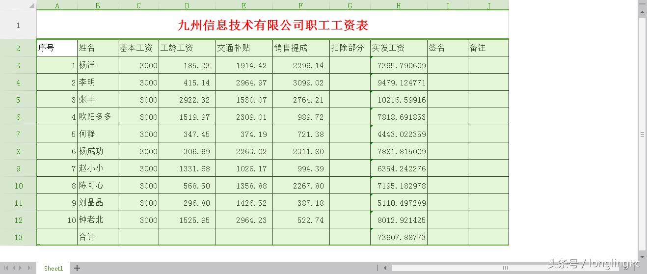 手机电子表格的基本操作,电子表格必须掌握的十大技巧