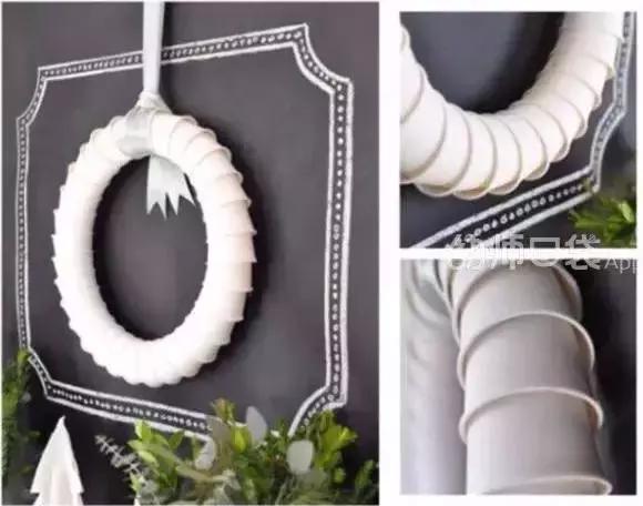 幼儿园废旧纸箱走廊环创吊饰双面,用废旧物品做关于冬天的手工吊饰