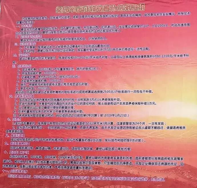 廊坊开发区乃自房村征地补偿标准,廊坊农村拆迁最新补偿新规