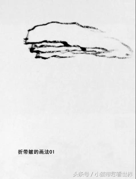 折带皴山水画代表作,山水画皴法教学视频