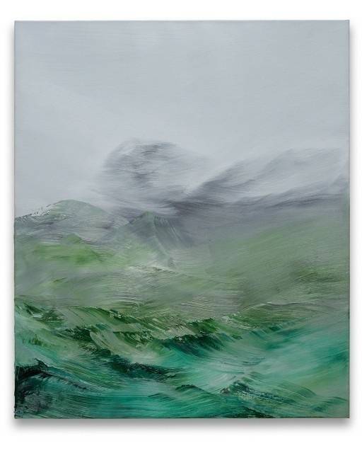 外国油画风景画作品欣赏,诗情画意的山水油画方形