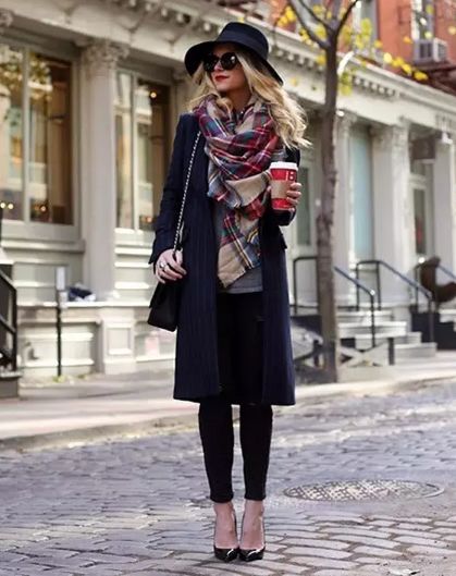 好看版型好的大衣搭配什么裤子,好看大衣加棉