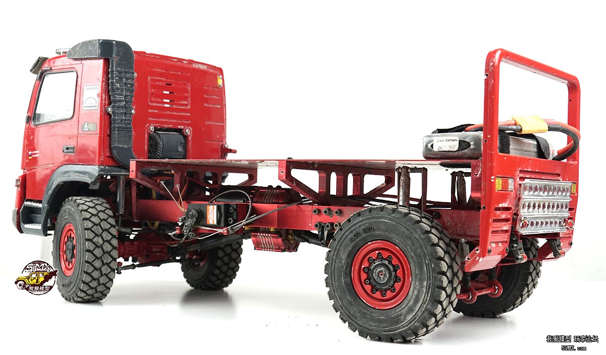 拉力卡车模型开箱测评 (静点拉力卡车模型路试)