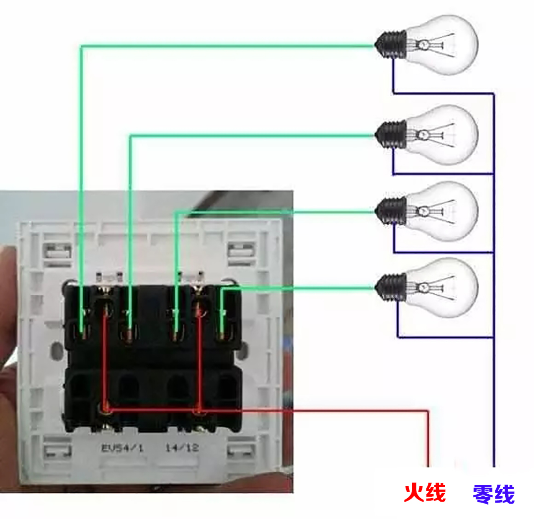 最实用全屋开关插座布局图,各种开关插座接线技巧