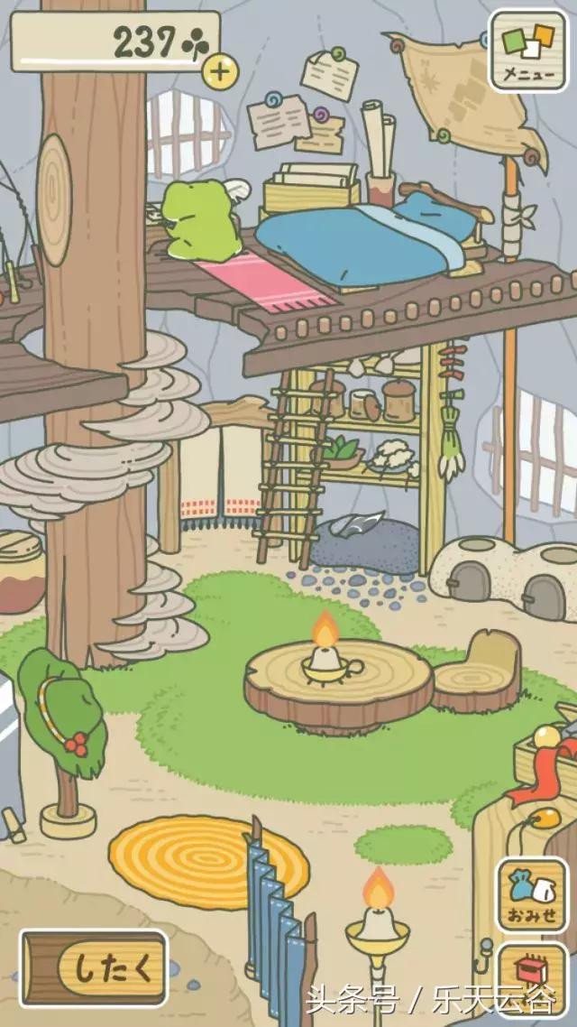 你那爱旅行的青蛙儿子，最近去乐天云谷了~