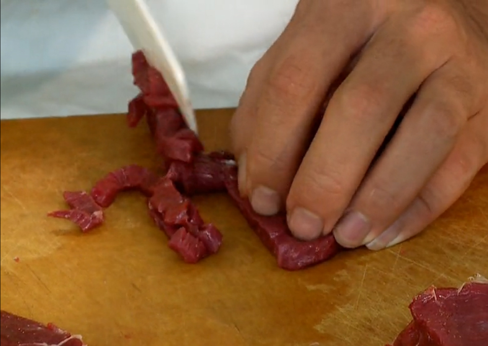 厨房切菜刀法,厨房常用的12种刀法