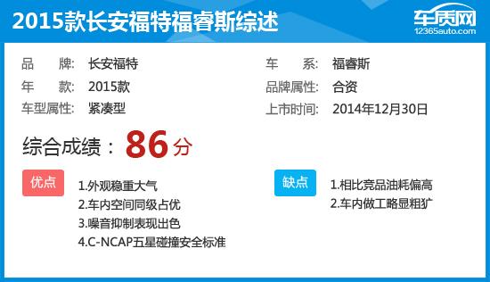 2015款福睿斯的评价,长安福特福睿斯2019车评