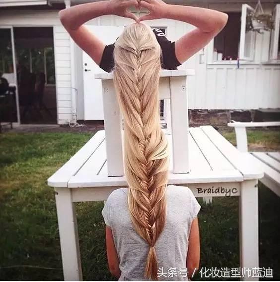 觉得直发好看,直发适合的编发