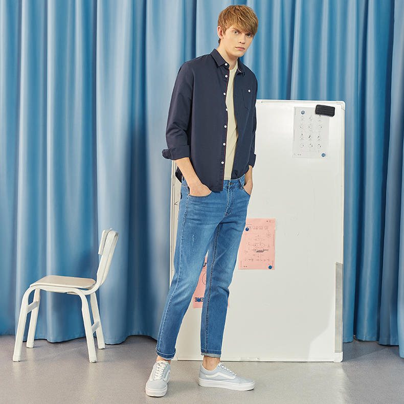 最帅的小脚牛仔裤,修身束脚裤痞帅