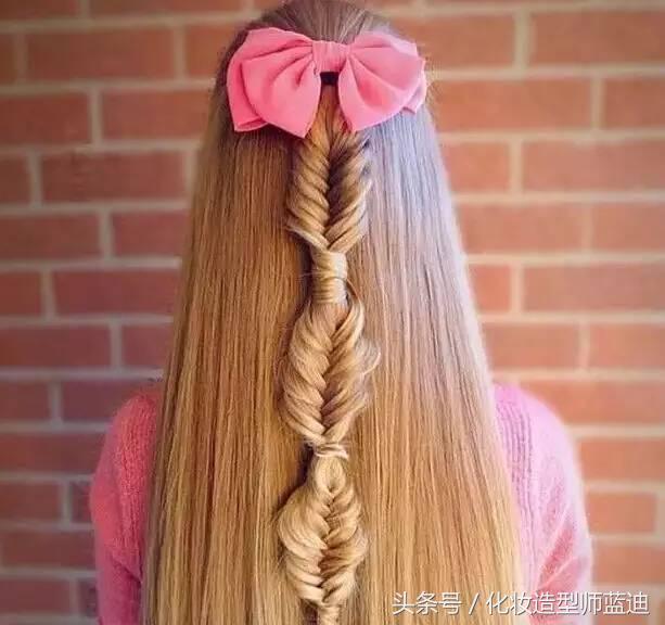 觉得直发好看,直发适合的编发