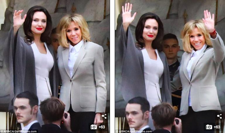 美国小三LV踩场更有第一夫人气势,法国总统夫人头发不梳惨不忍睹
