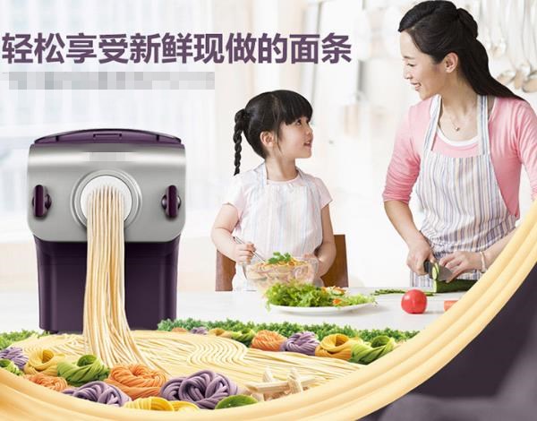 多功能面条机做面,家用面条机一键操作轻松做面条