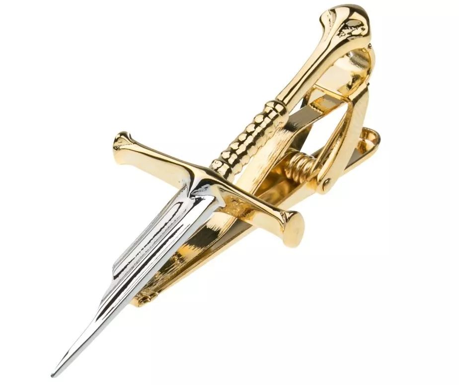 白领精英们，以后打领带可以选个游戏主题的领带夹了