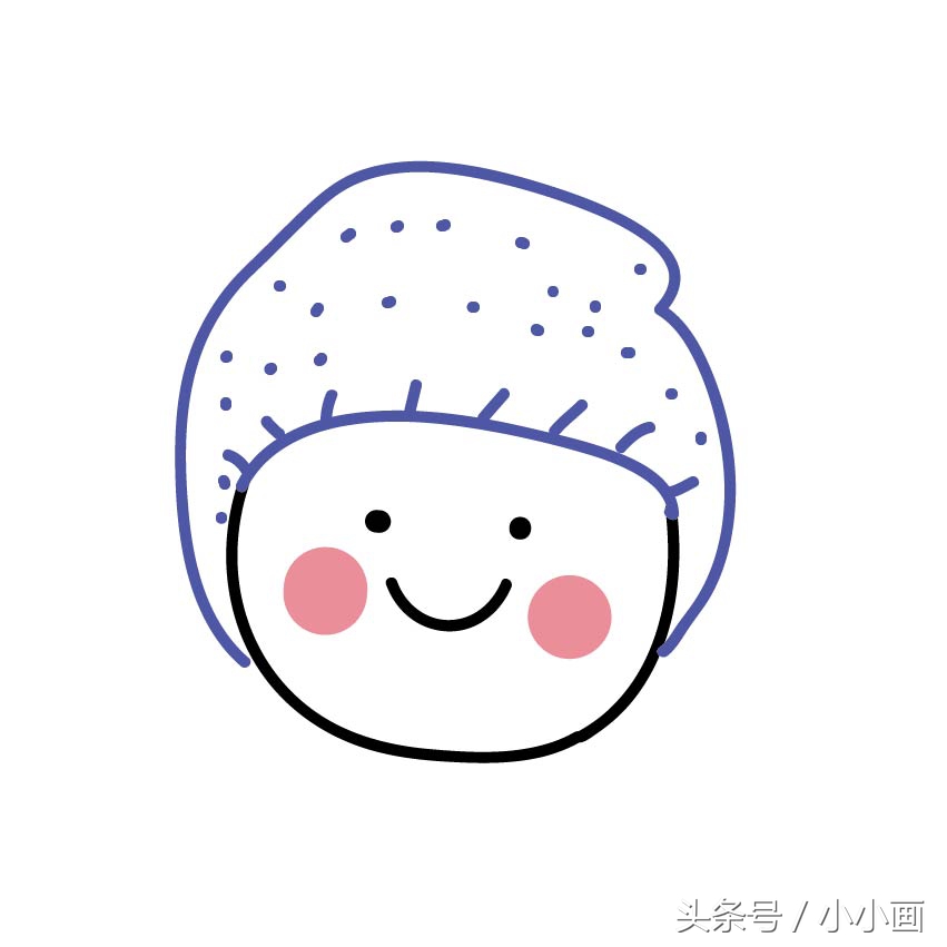 推荐各种帽子画法教程,儿童太阳帽子简单画法