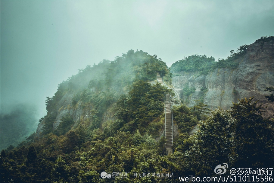 人间仙境神仙居,雨中仙境美景