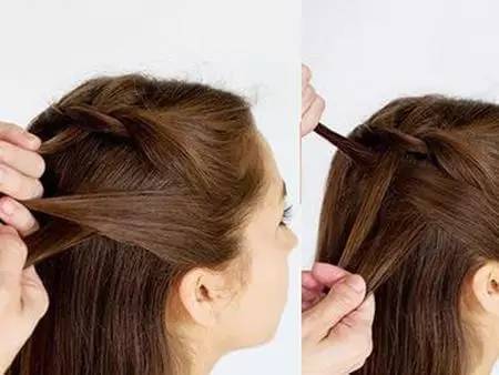 编发三股辫慢动作,编发最简单的三股