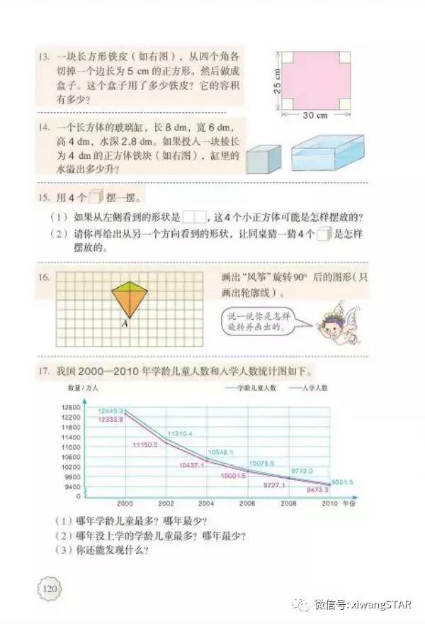 五年级下册数学人教版预习,寒假预习的资料