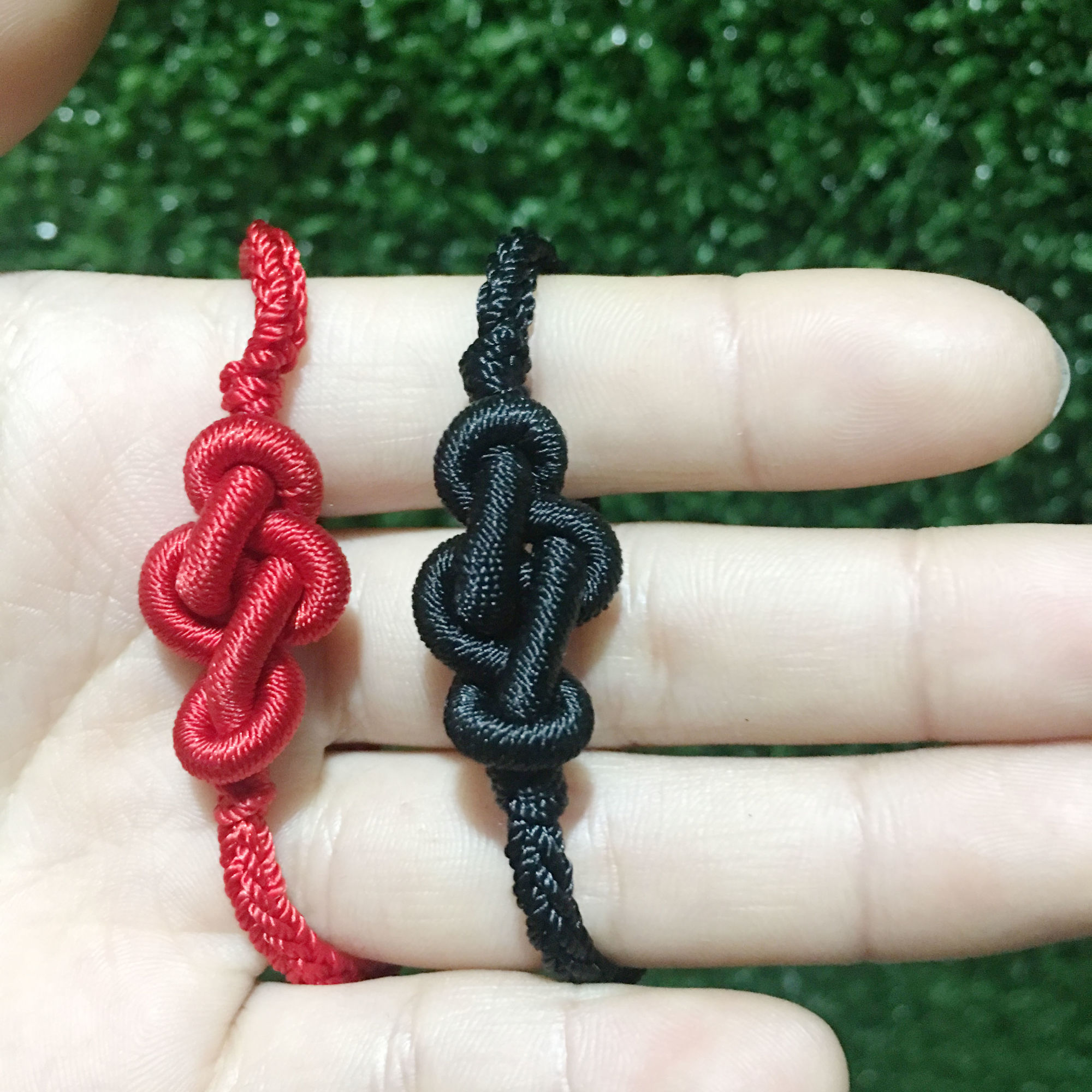 本命年红绳编织手绳推荐,本命年编红绳脚链款式