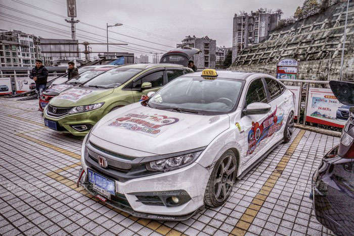 简单改装的十代思域,十代半思域简单改装