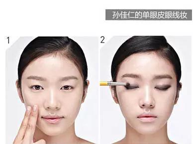 韩国烟熏妆,韩国化妆教程裸妆眼影