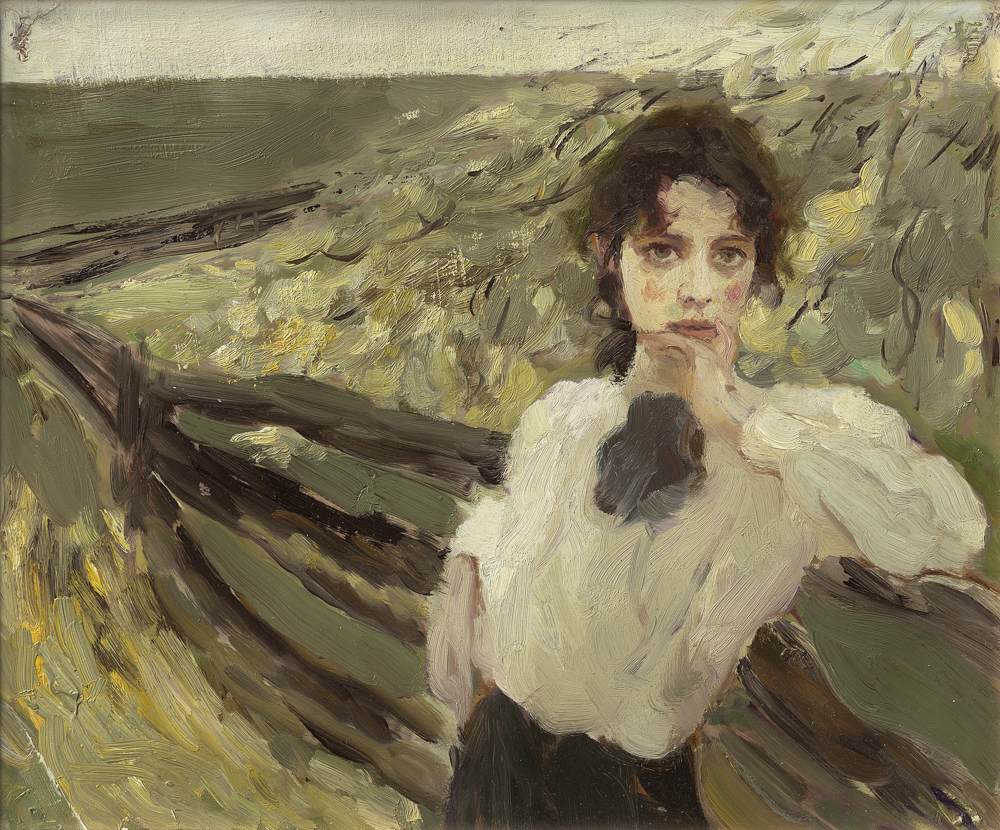 何多苓——连环画《带阁楼的房子》