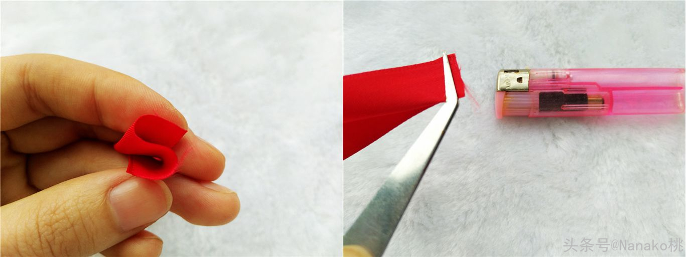 手作蝴蝶结做法,法式温柔气质缎面蝴蝶结飘带发夹