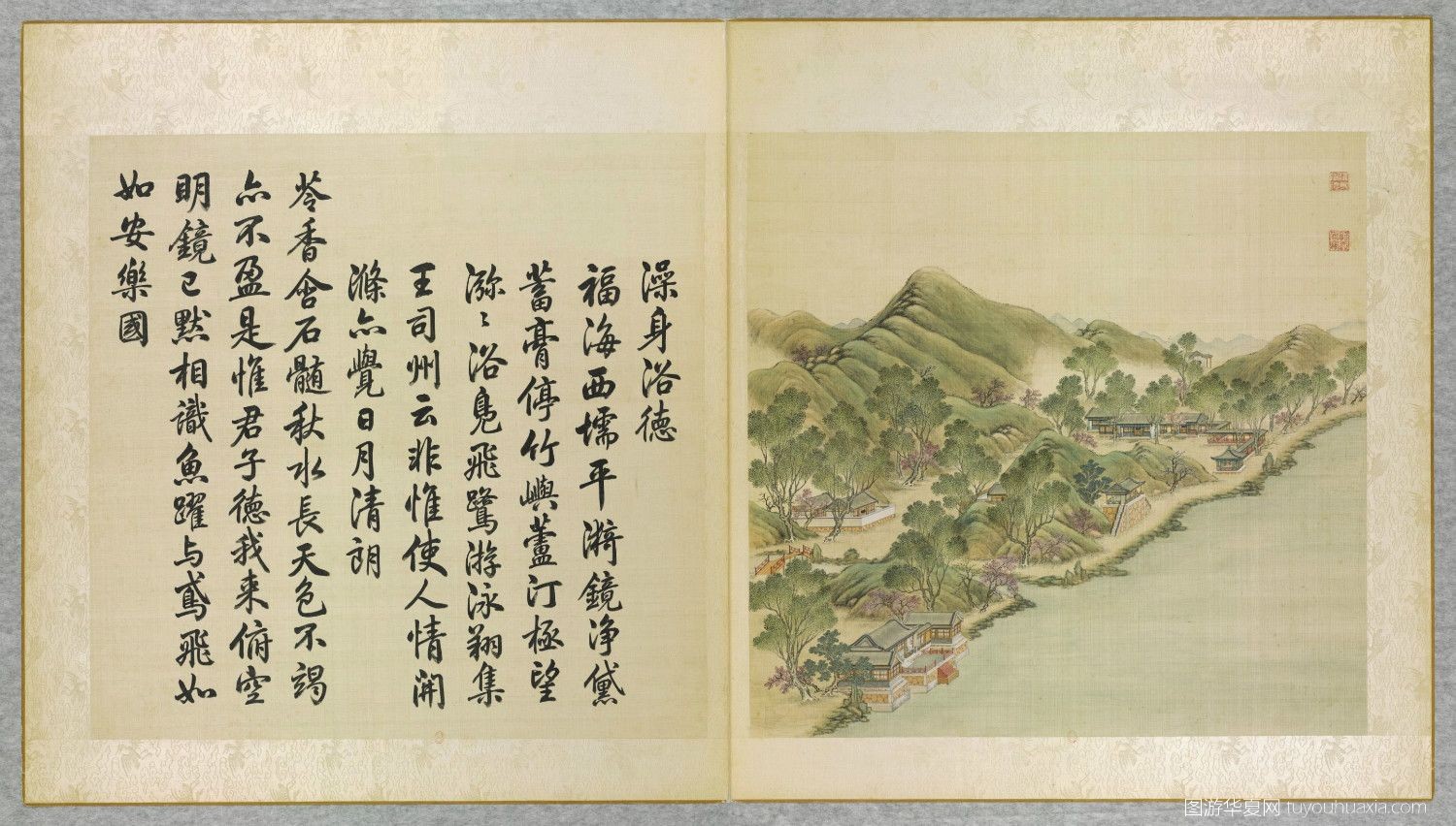 圆明园各个景点的复原图,图游华夏