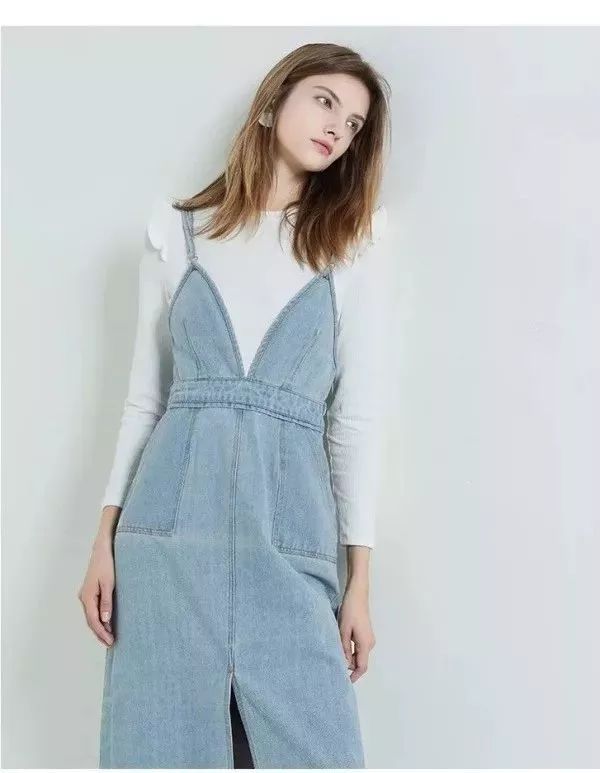 减龄背带裙冬天,200斤夏季背带裙大码胖mm显瘦遮肉