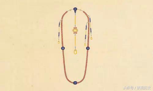 慈禧的朝珠有多少,慈禧佩戴东珠朝珠